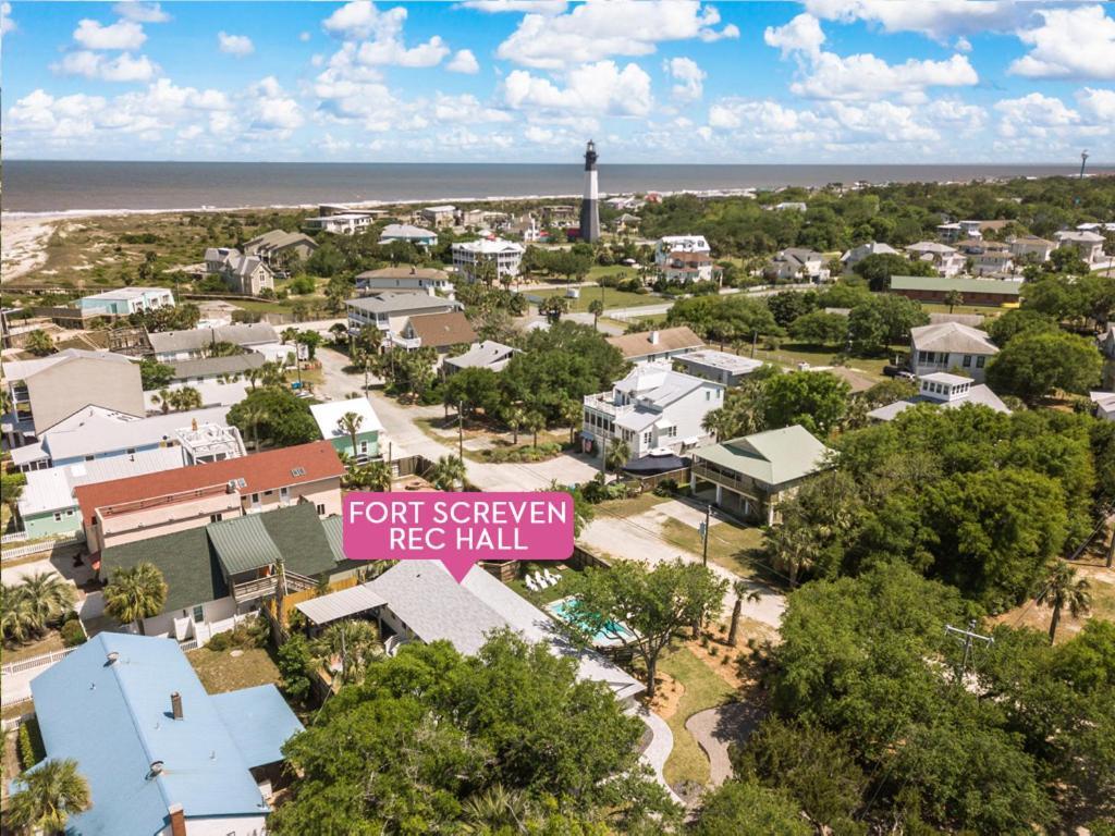 Willa Fort Screven Rec Hall Tybee Island Zewnętrze zdjęcie